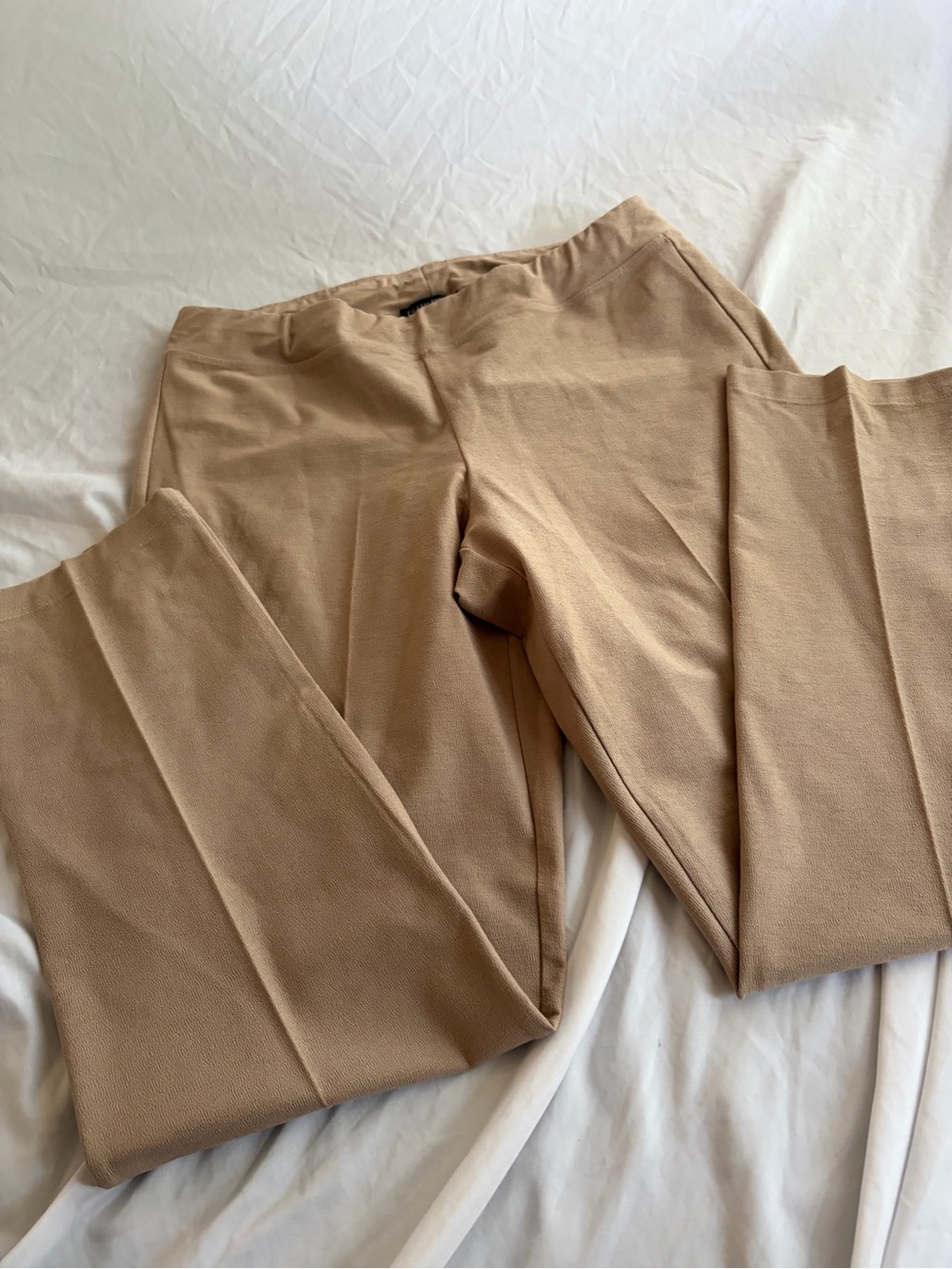 Eileen Fisher Men’s Slim Straight Chinos in Light Tan